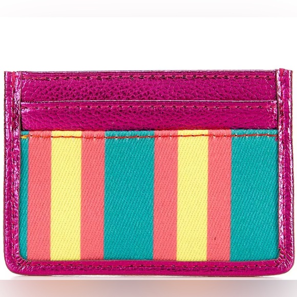 Kurt Geiger Pink and Multicolor Card Holder NWOT - Picture 2 of 4
